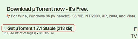 uTorrent�i�}�C�N���g�����g�j�̃_�E�����[�h���@